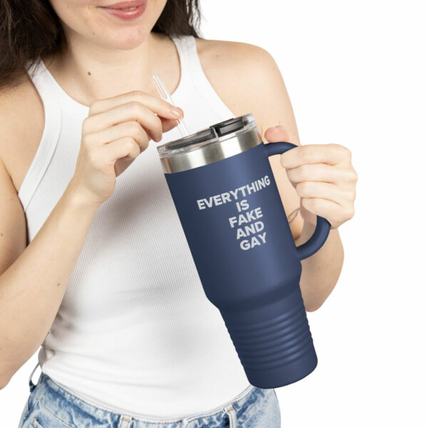 Candace EVERYTHING Is Fake And Gay Insulated Travel Mug