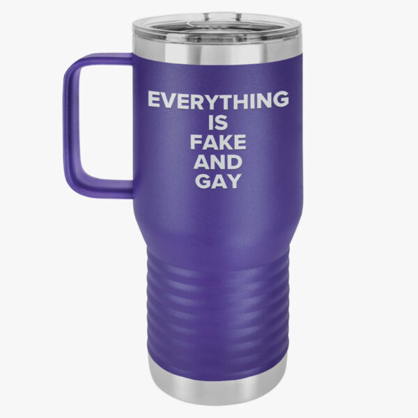 Candace EVERYTHING Is Fake And Gay Travel Mug, 20oz