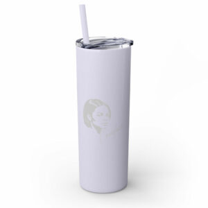 EVERYTHING Is Fake And Gay Skinny Tumbler with Straw, 20oz