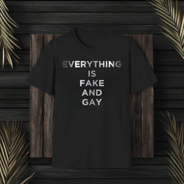 EVERYTHING Is Fake And Gay T-Shirt