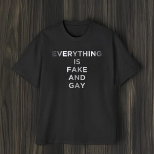 EVERYTHING Is Fake And Gay T-Shirt