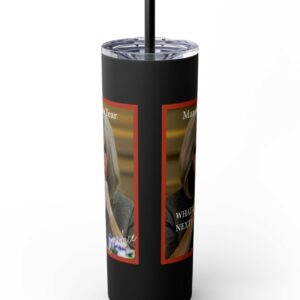 Candace Owens Man Of The Year Skinny Tumbler with Straw