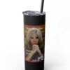 Candace Owens Man Of The Year Skinny Tumbler with Straw