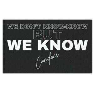 WE DON’T KNOW-KNOW BUT WE KNOW Car Magnet